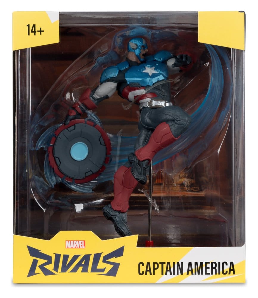 Marvel Rivals Kollektion 1/10 Actionfigur Captain America 20 cm