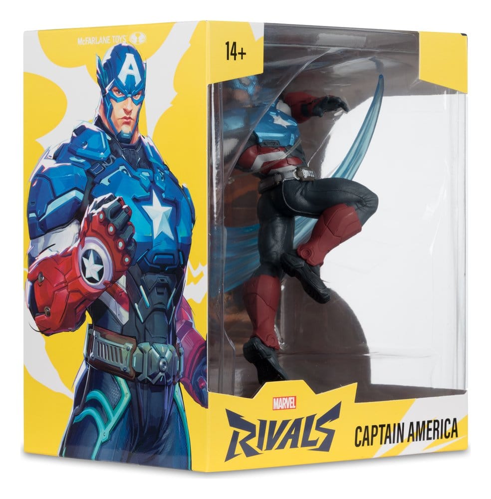 Marvel Rivals Kollektion 1/10 Actionfigur Captain America 20 cm