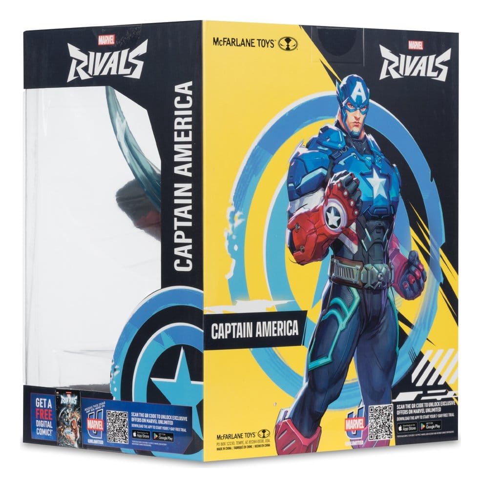 Marvel Rivals Kollektion 1/10 Actionfigur Captain America 20 cm