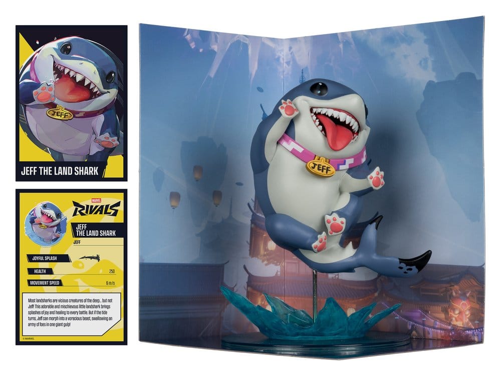 Marvel Rivals Collection Gamerverse 1/10 Action Figur Jeff The Land Shark 20 cm