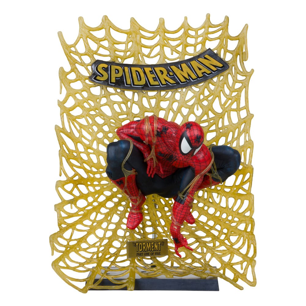 Marvel Collection PVC Figur 1/6 Spider-Man (Spider-Man # 1) (Gold Edition) (Gold Label) 15 cm McFarlane Toys