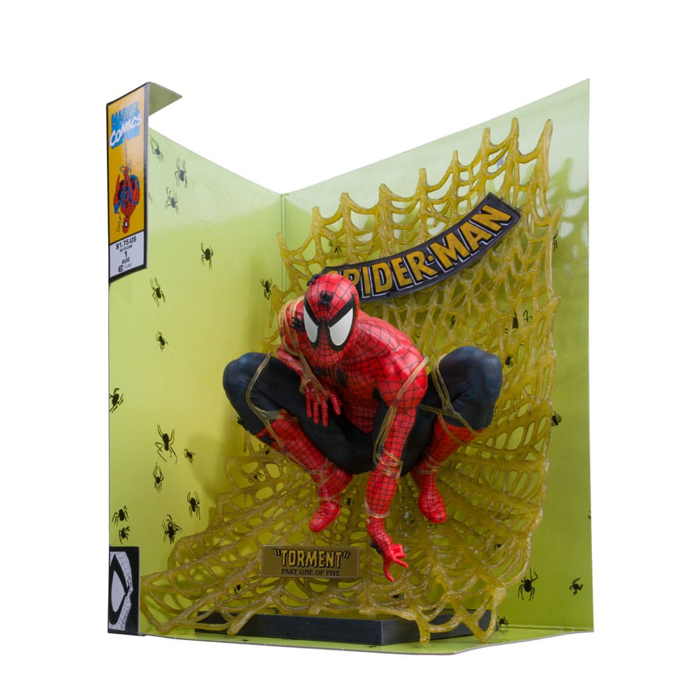 Marvel Collection PVC Figur 1/6 Spider-Man (Spider-Man # 1) (Gold Edition) (Gold Label) 15 cm McFarlane Toys