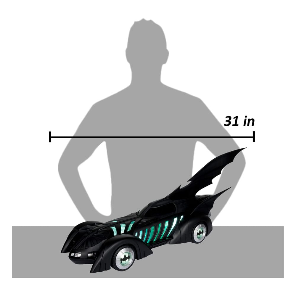 Batman Forever DC Multiverse Action Figur med Fordon Alfred Pennyworth & Batmobile (Gold Label) 79 cm McFarlane Toys
