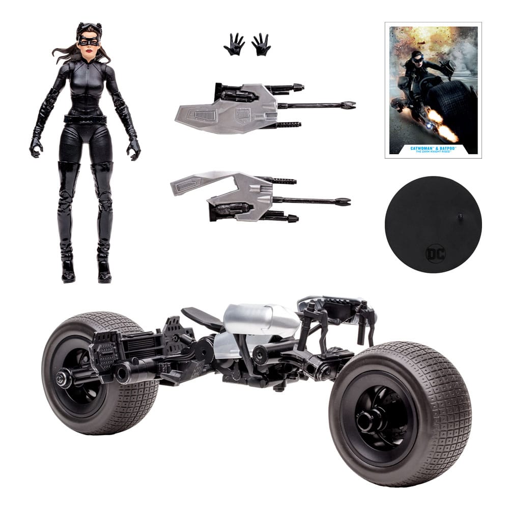DC Multiverse Fordons Batpod med Catwoman (The Dark Knight Rises) McFarlane Toys