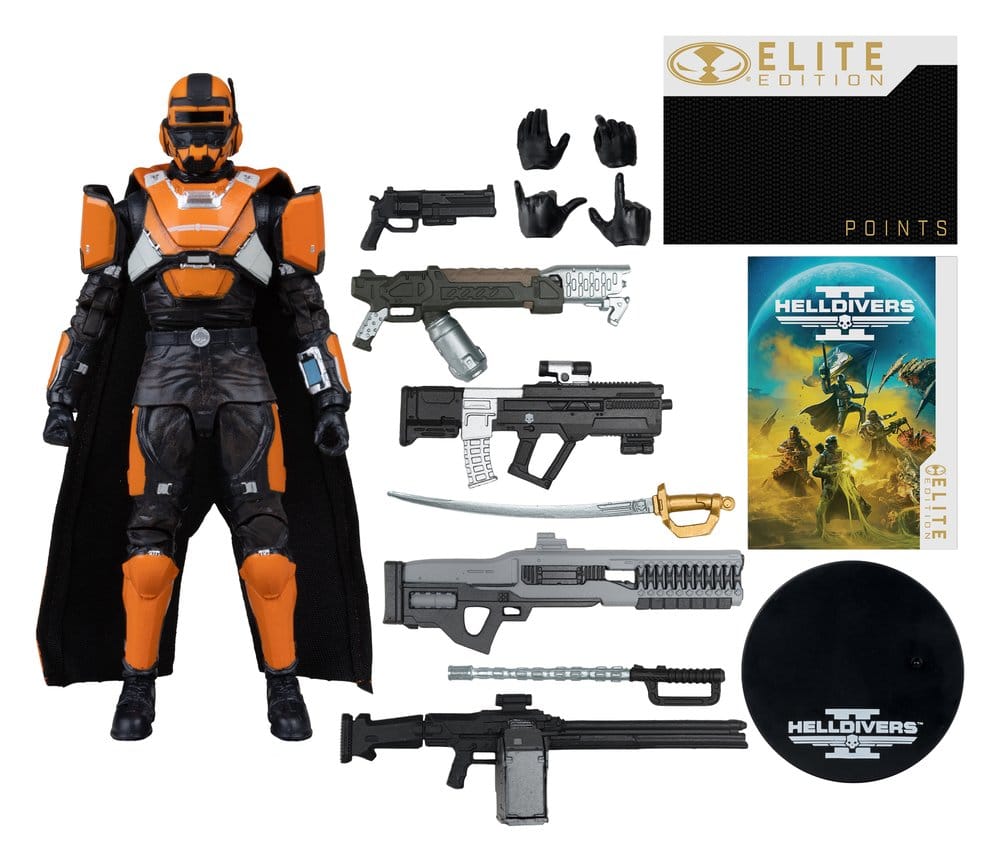 Helldivers 2 McFarlane Elite Edition Action Figur CE-25 Trench Engineer (Deluxe) 18 cm