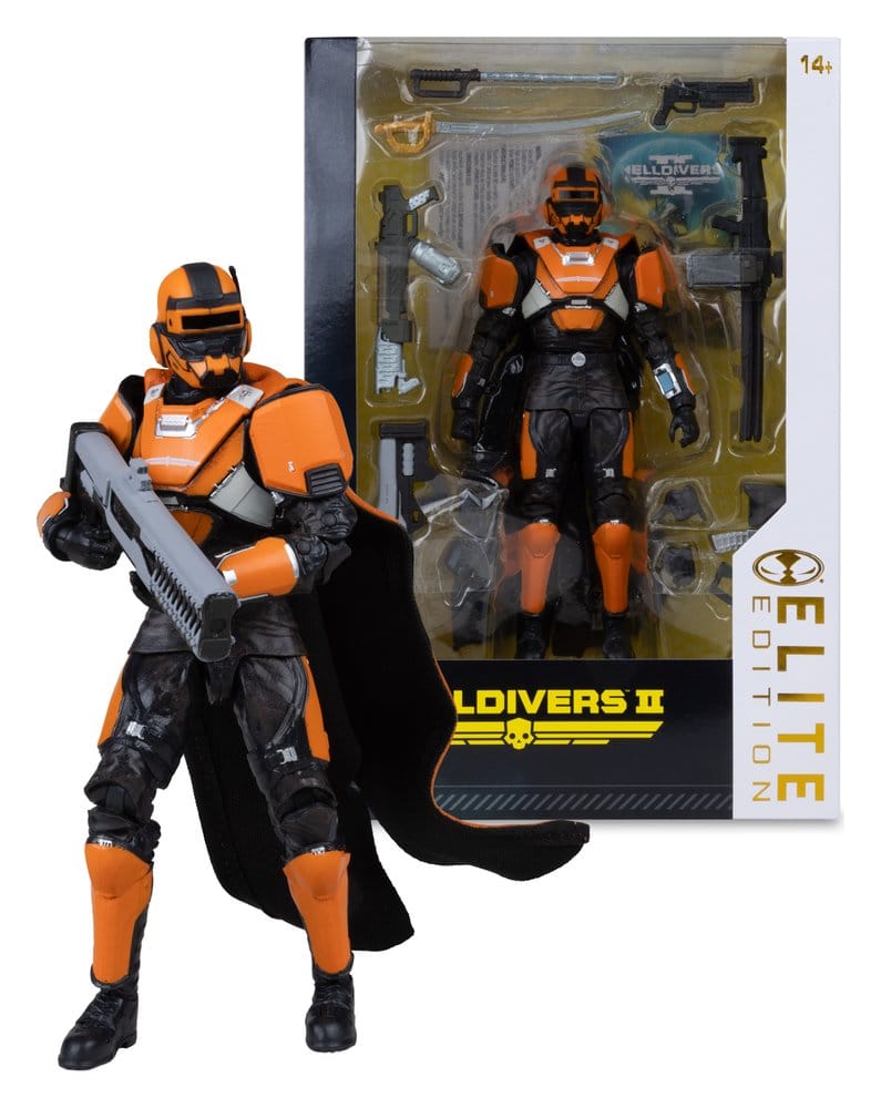 Helldivers 2 McFarlane Elite Edition Actionfigur CE-25 Skyttegravstekniker (Deluxe) 18 cm