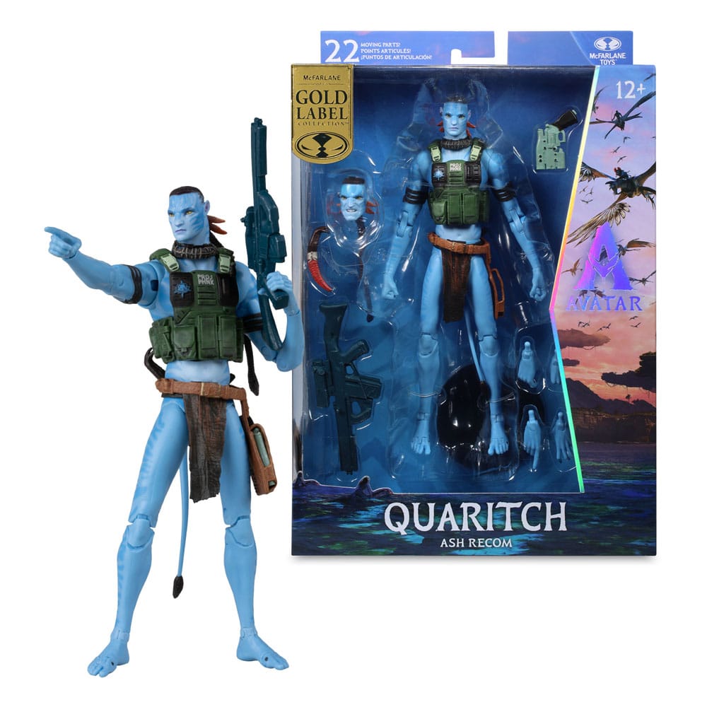 Avatar: Fire and Ash Actionfigur Quaritch (Ash Recom) (Gold Label) 18 cm McFarlane Toys