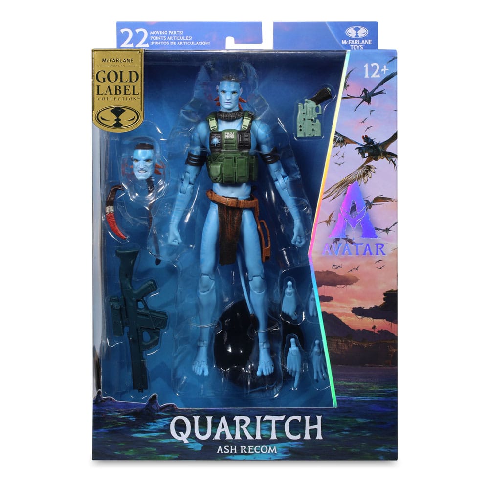 Avatar: Fire and Ash Actionfigur Quaritch (Ash Recom) (Gold Label) 18 cm McFarlane Toys
