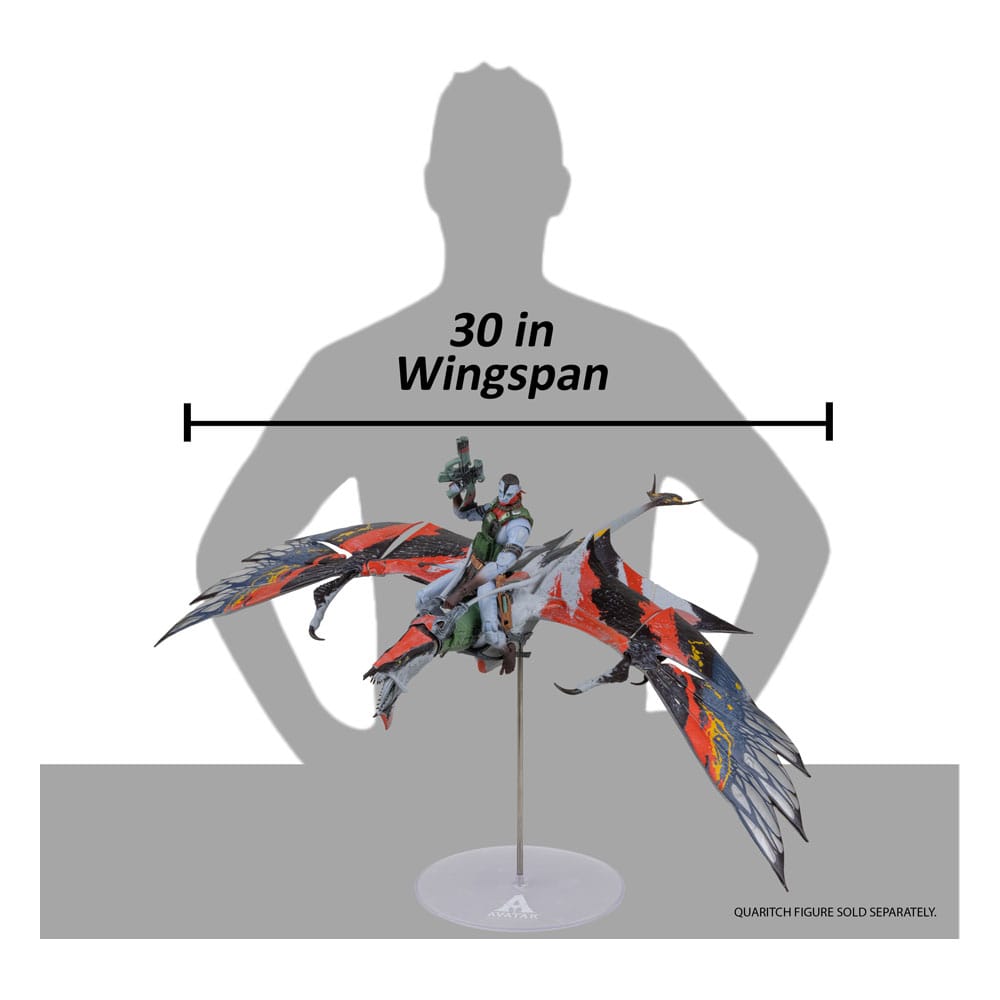 Avatar: Fire and Ash Action Figur Quaritch's nya Banshee McFarlane Toys