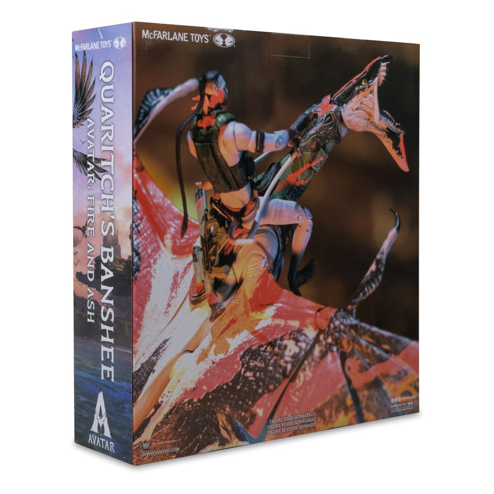Avatar: Fire and Ash Action Figur Quaritch's nya Banshee McFarlane Toys