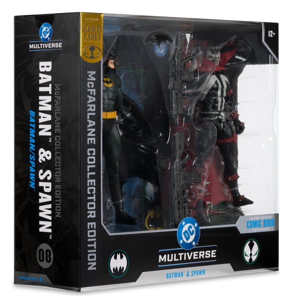 DC Multiverse McFarlane Collector Edition Action Figure 2-Pack Batman & Spawn (Gold Label) 18 cm