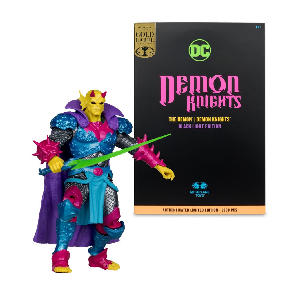 DC Multiverse Actionfigur The Demon (Demon Knights) Black Light Edition 18 cm McFarlane Toys