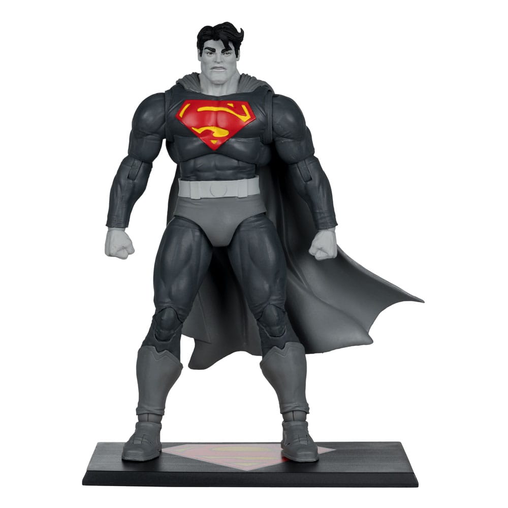 DC Multiverse Actionfigur Superman (The Dark Knight Returns) (Black & White Accent Edition) (Gold Label) 18 cm McFarlane Toys