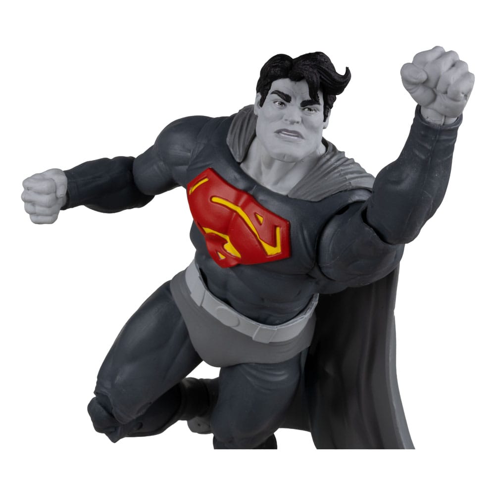 DC Multiverse Actionfigur Superman (The Dark Knight Returns) (Black & White Accent Edition) (Gold Label) 18 cm McFarlane Toys