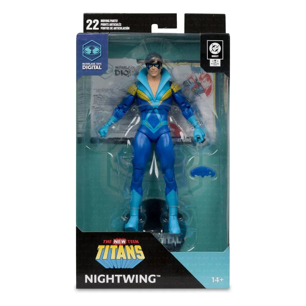 DC Direct McFarlane Toys Digital Action Figur Nightwing (Teen Titans) 18 cm McFarlane Toys