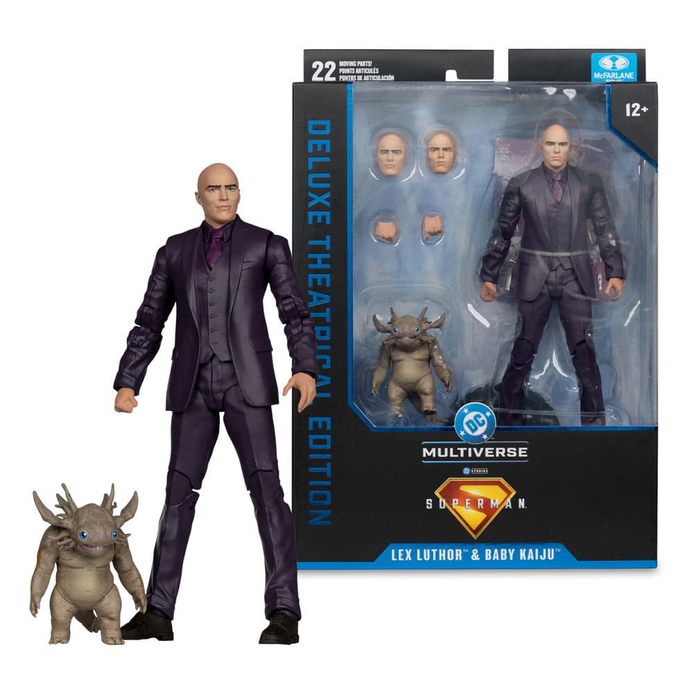 Lex Luthor Deluxe Action Figure med Baby Kaiju - DC Multiverse (2025) McFarlane Toys