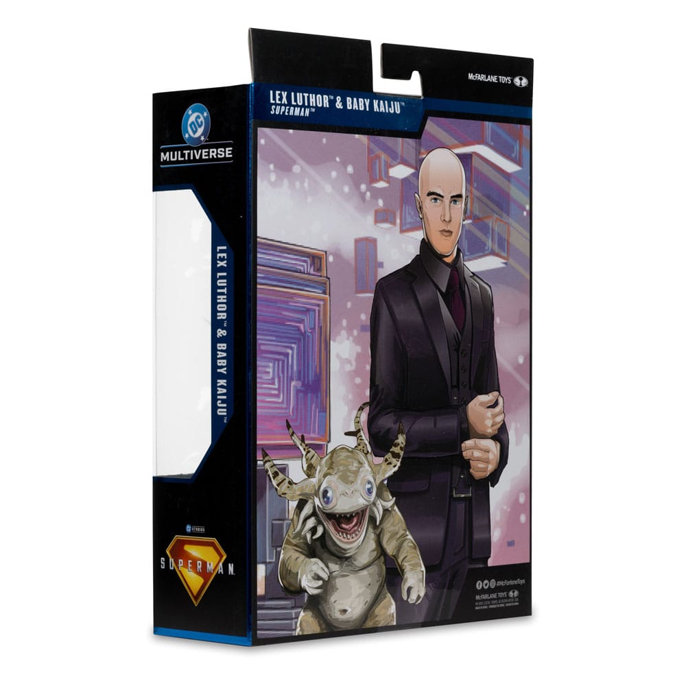 Lex Luthor Deluxe Action Figure med Baby Kaiju - DC Multiverse (2025) McFarlane Toys