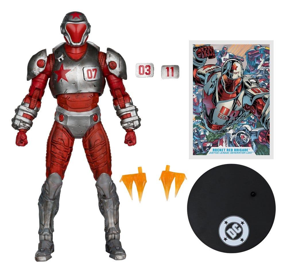 Justice League: Generation Lost DC Multiverse Action Figur Rocket Red Brigade 18 cm McFarlane Toys
