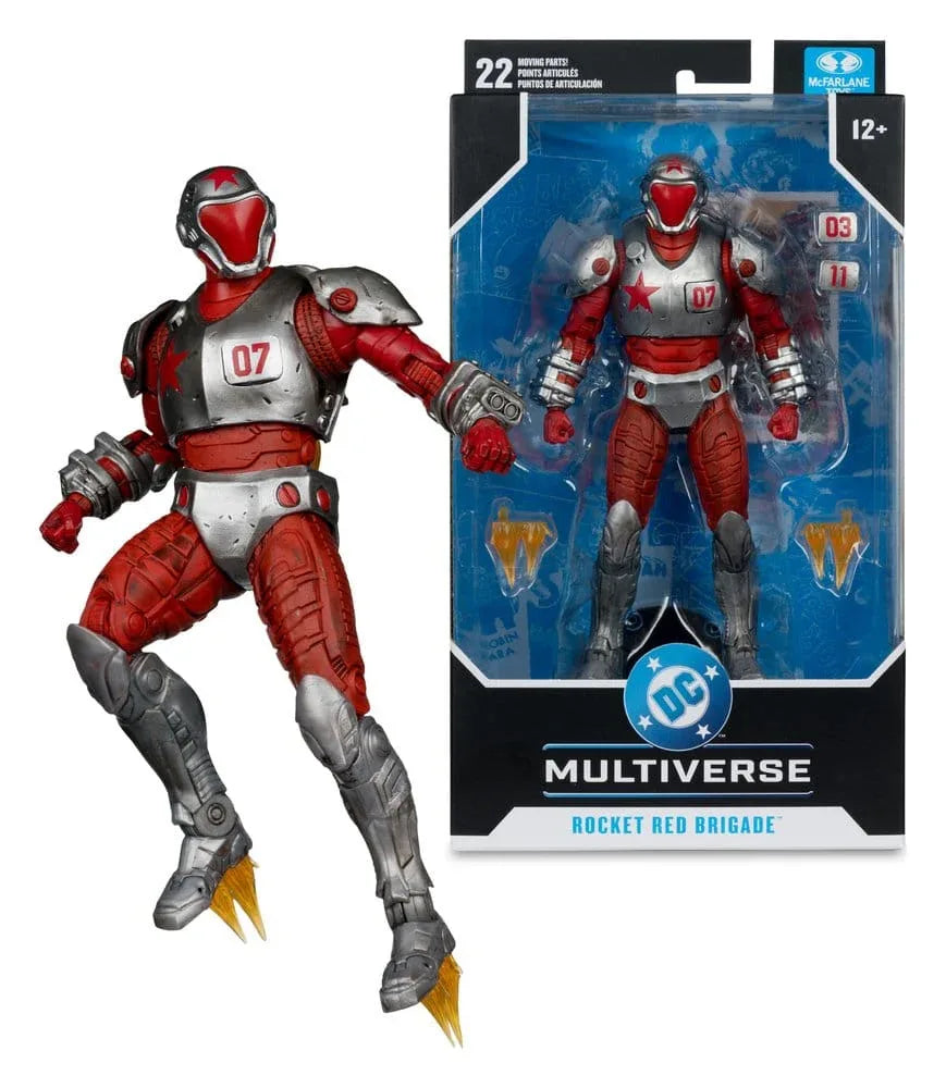 Justice League: Generation Lost DC Multiverse Action Figur Rocket Red Brigade 18 cm McFarlane Toys