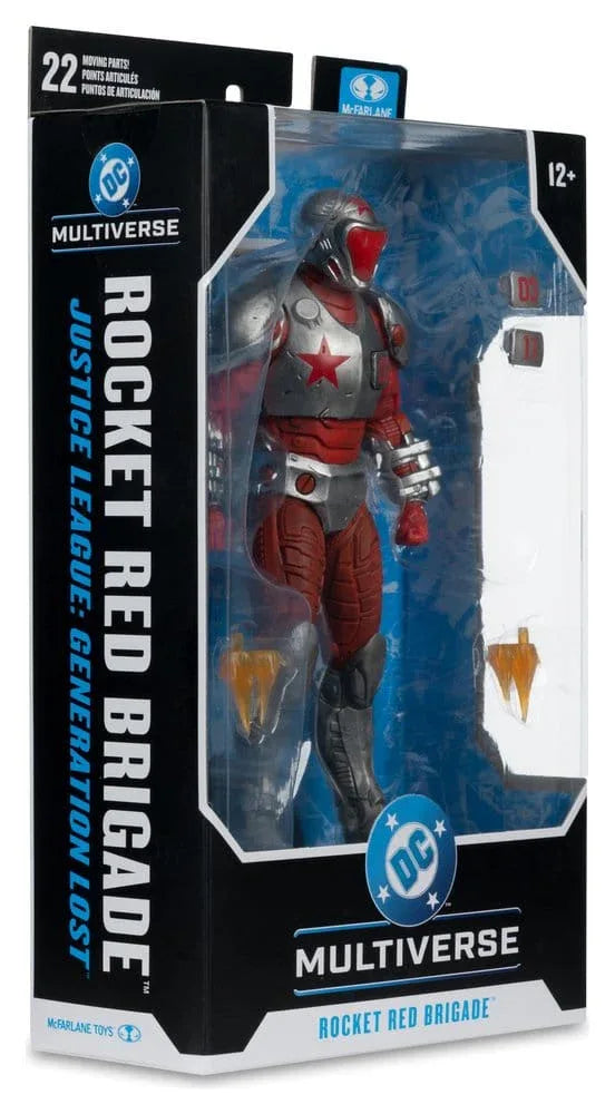 Justice League: Generation Lost DC Multiverse Action Figur Rocket Red Brigade 18 cm McFarlane Toys
