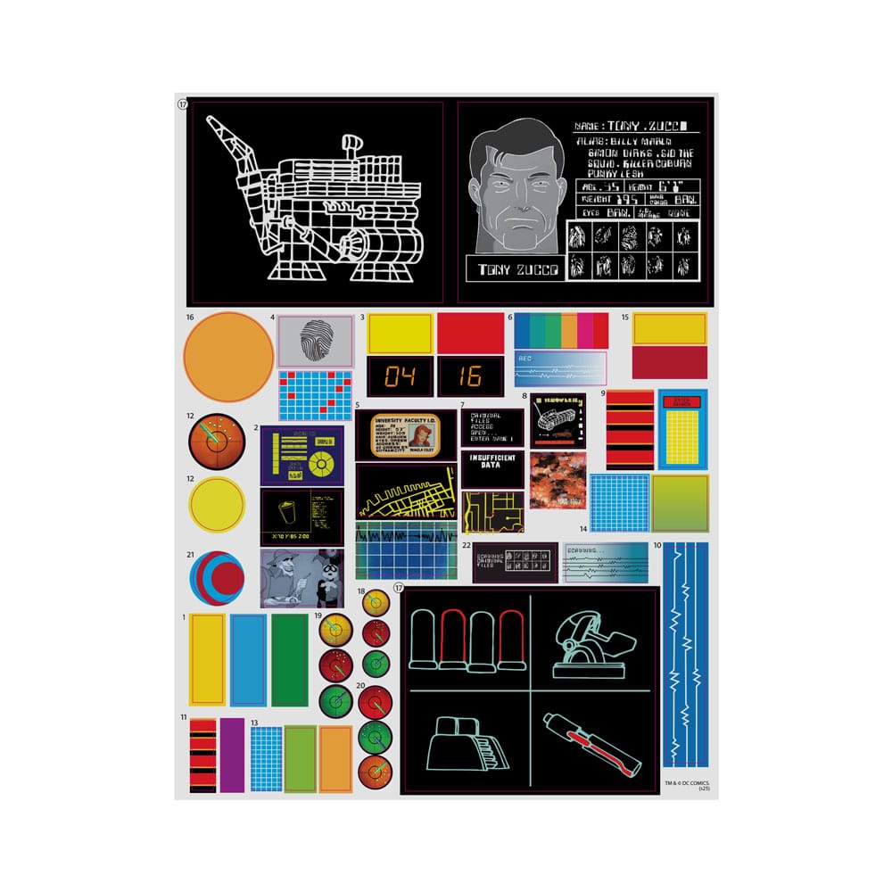 Batman: Den animerade serien DC Direct lekset Batgrottan McFarlane Toys