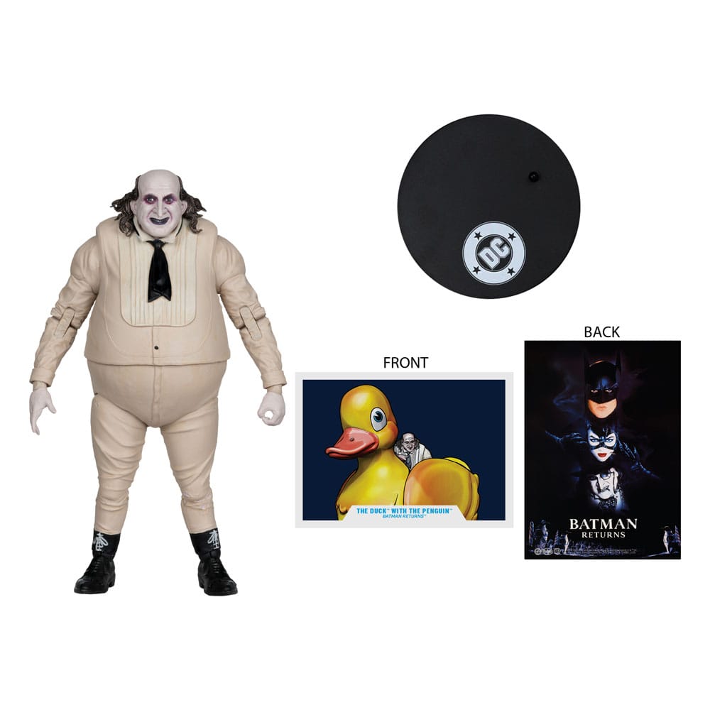 Batman Returns DC Multiverse med actionfigurfordon The Duck och Penguin 24 cm