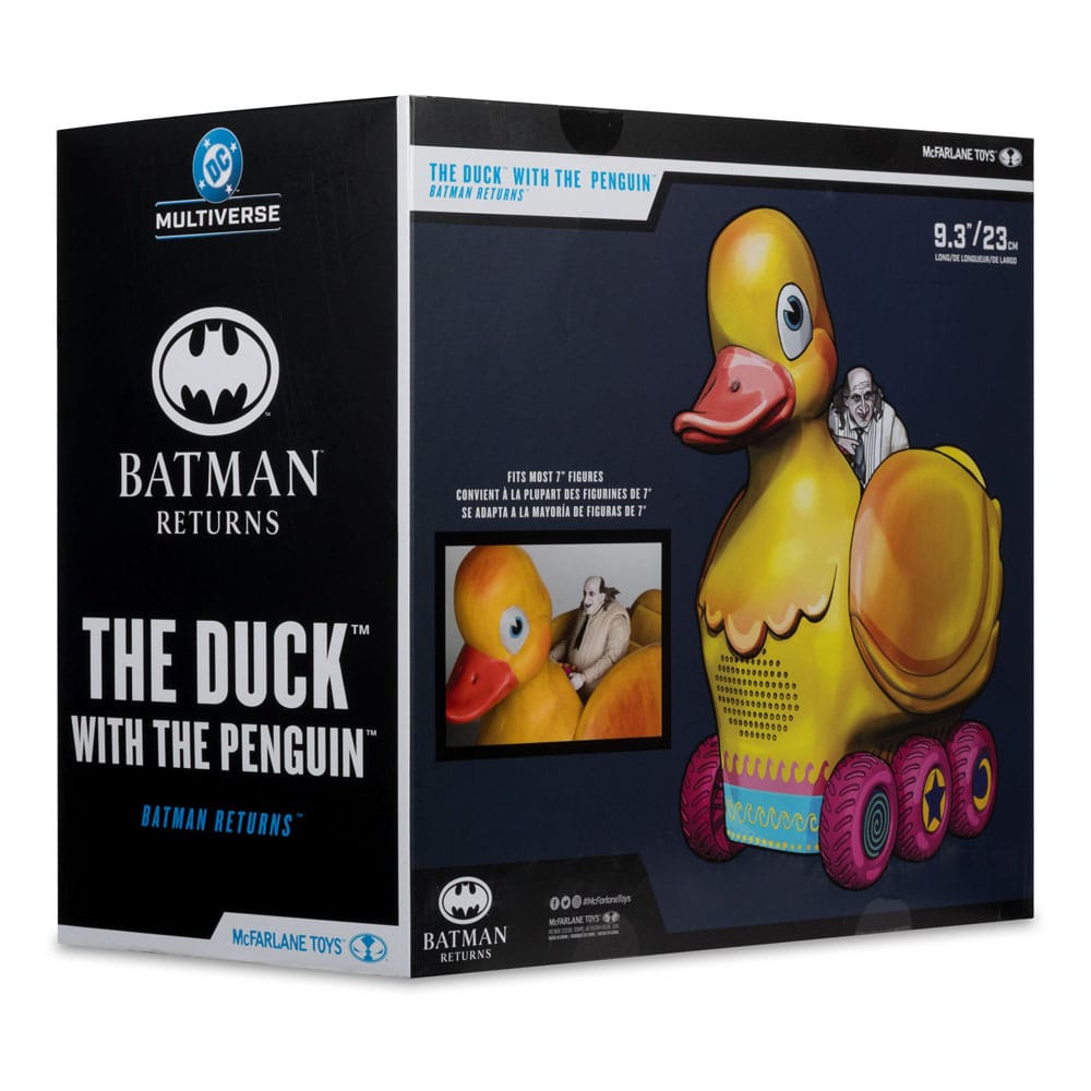 Batman Returns DC Multiverse med actionfigurfordon The Duck och Penguin 24 cm