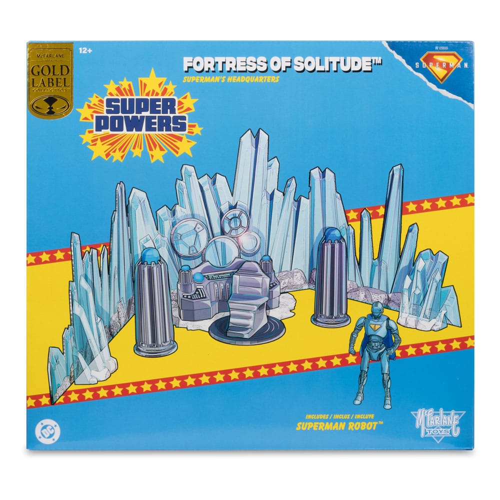 Superman (2025) DC Direct Playset Fortress of Solitude med Superman Robot McFarlane Toys