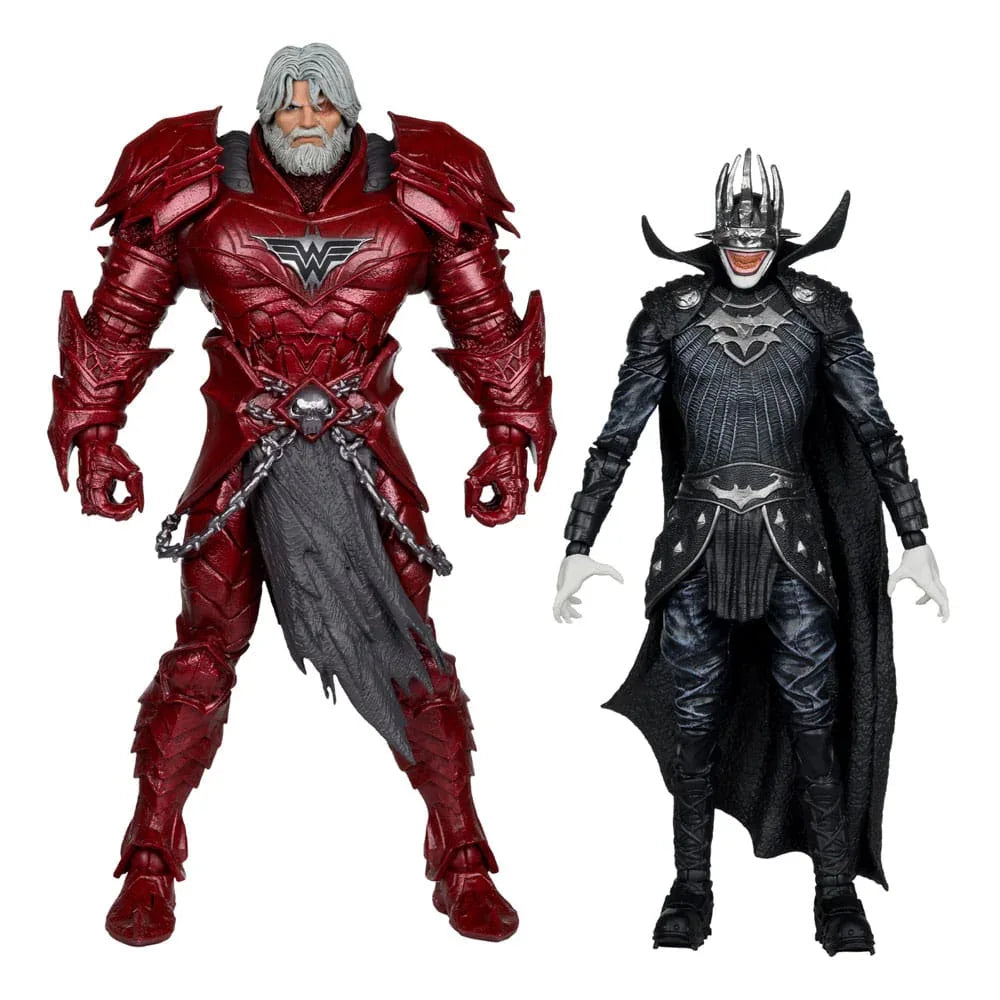 DC Multiverse McFarlane Collector Edition Action Figur 2-Pack #04 Batman who laughs (Knight Armor) & Merciless (Dark Multiverse) 18 cm - Nerdbutiken