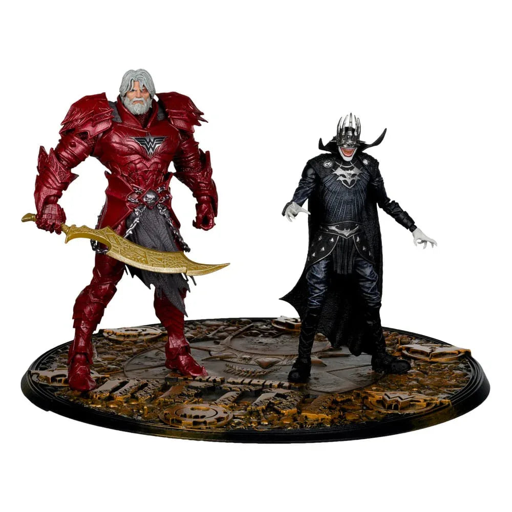 DC Multiverse McFarlane Collector Edition Action Figur 2-Pack #04 Batman who laughs (Knight Armor) & Merciless (Dark Multiverse) 18 cm - Nerdbutiken