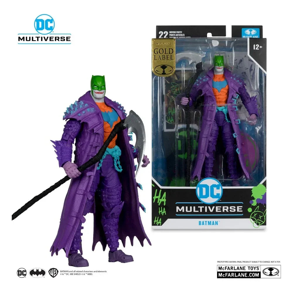 DC Multiverse Actionfigur Batman (Dark Nights: Death Metal) Jokerized (Gold Label) 18 cm McFarlane Toys