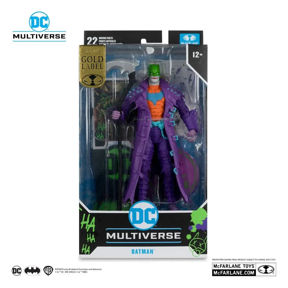 DC Multiverse Actionfigur Batman (Dark Nights: Death Metal) Jokerized (Gold Label) 18 cm McFarlane Toys