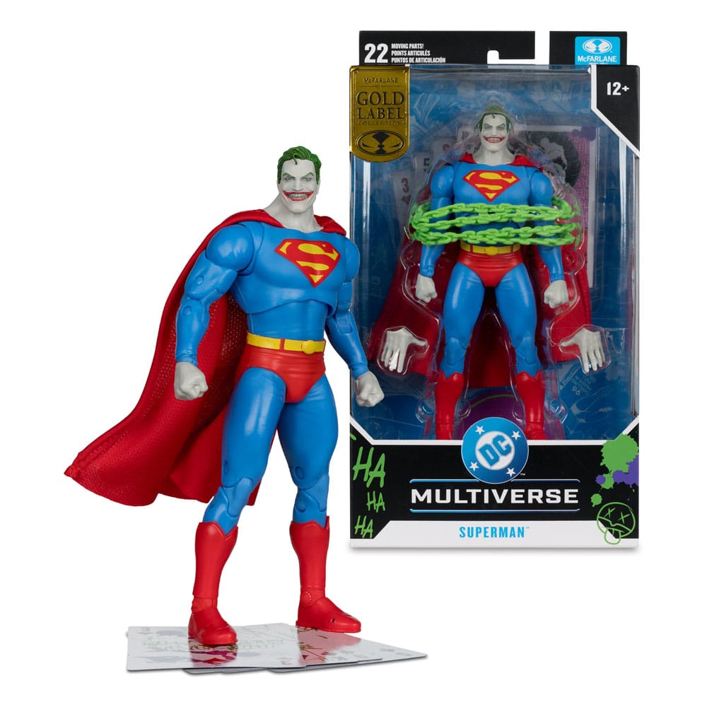 DC Comics DC Multiverse Actionfigur Superman (Superman #9) (Jokerized) (Gold Label) 18 cm McFarlane Toys