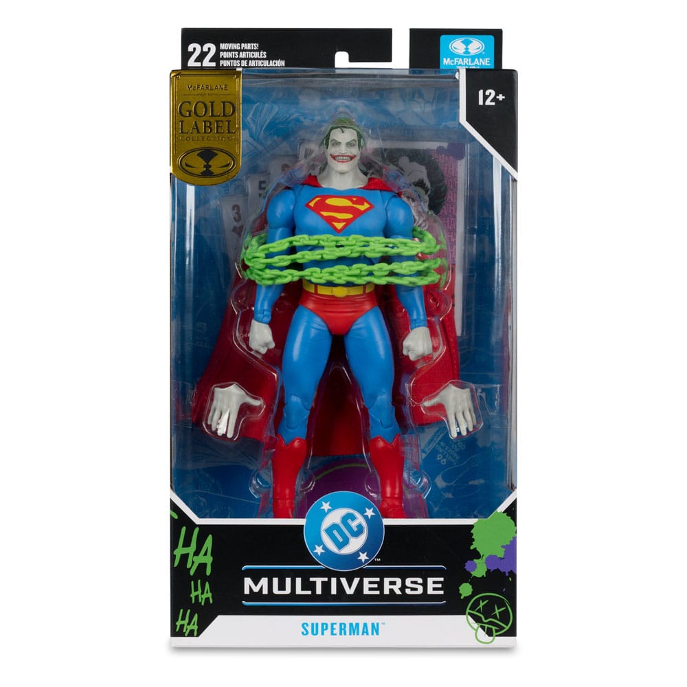 DC Comics DC Multiverse Actionfigur Superman (Superman #9) (Jokerized) (Gold Label) 18 cm McFarlane Toys