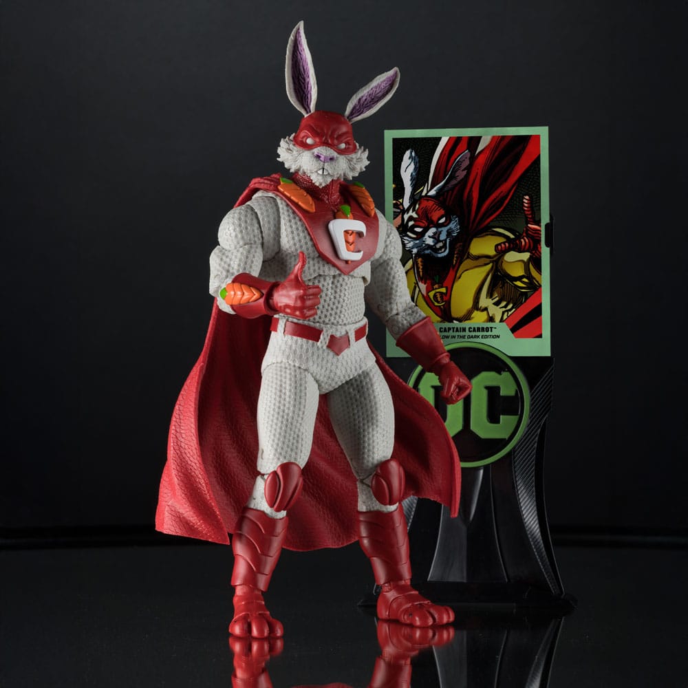DC Multiverse Actionfigur Captain Carrot (Justice League Incarnate) Glow In The Dark Edition (Gold Label) 18 cm McFarlane Toys