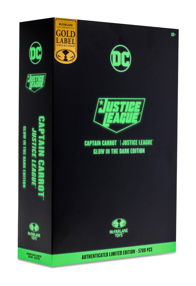 DC Multiverse Actionfigur Captain Carrot (Justice League Incarnate) Glow In The Dark Edition (Gold Label) 18 cm McFarlane Toys