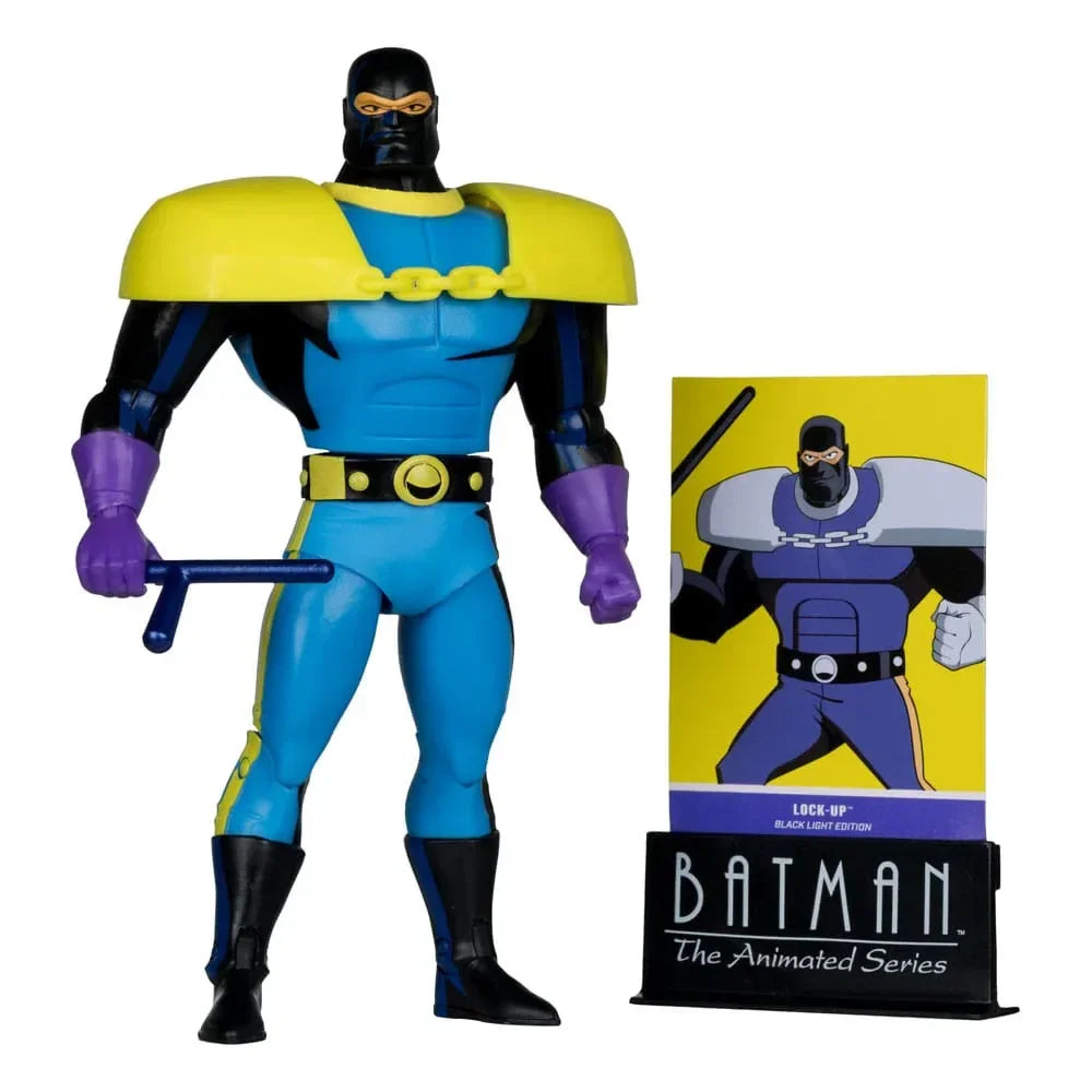Batman: The Animated Series DC Direct Build-A Action Figur Wave 5 Lock-Up Black Light Edition (Gold Label) 15 cm McFarlane Toys