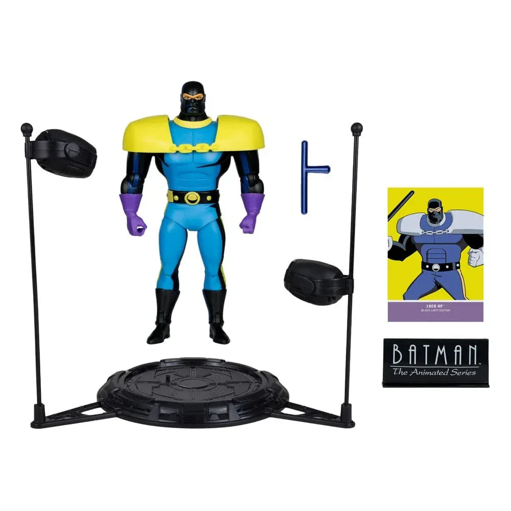 Batman: The Animated Series DC Direct Build-A Action Figur Wave 5 Lock-Up Black Light Edition (Gold Label) 15 cm McFarlane Toys