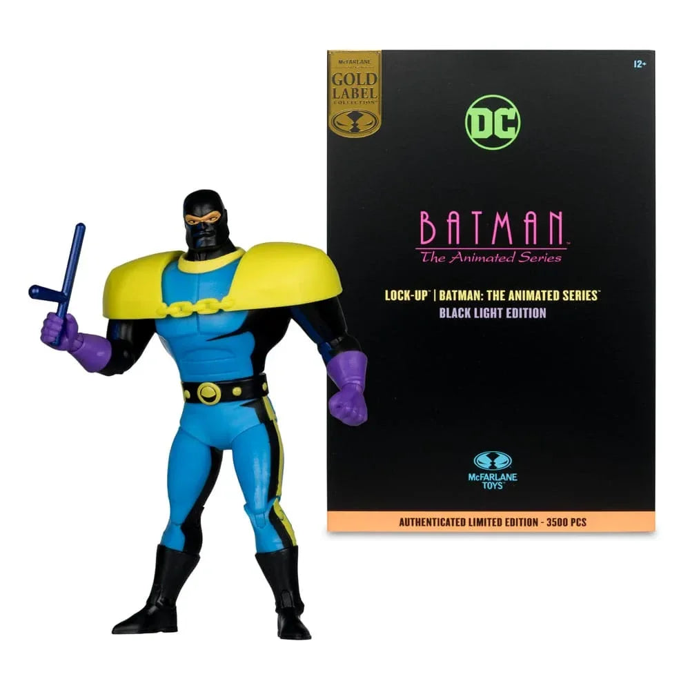 Batman: The Animated Series DC Direct Build-A Action Figur Wave 5 Lock-Up Black Light Edition (Gold Label) 15 cm McFarlane Toys