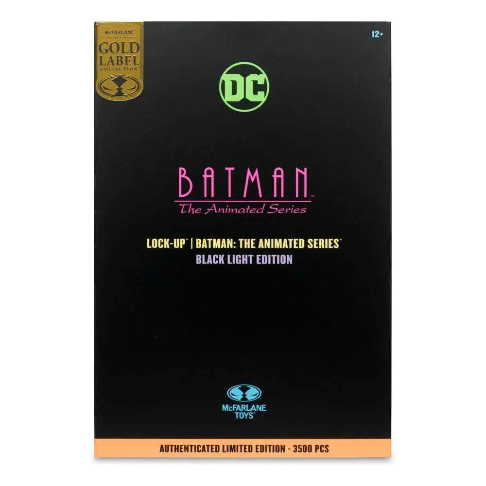 Batman: The Animated Series DC Direct Build-A Action Figur Wave 5 Lock-Up Black Light Edition (Gold Label) 15 cm McFarlane Toys