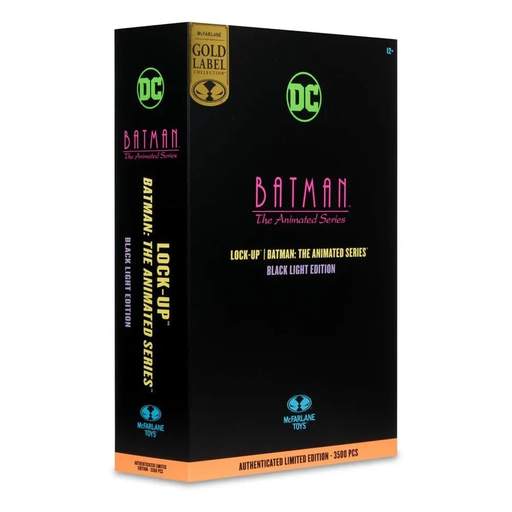Batman: The Animated Series DC Direct Build-A Action Figur Wave 5 Lock-Up Black Light Edition (Gold Label) 15 cm McFarlane Toys