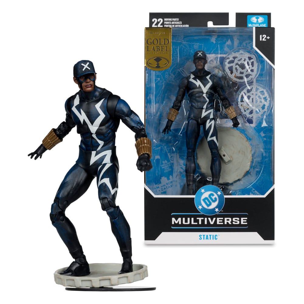 DC Multiverse Action Figur Static Shock (Trial by Fire) (Gold Label) 18 cm McFarlane Toys