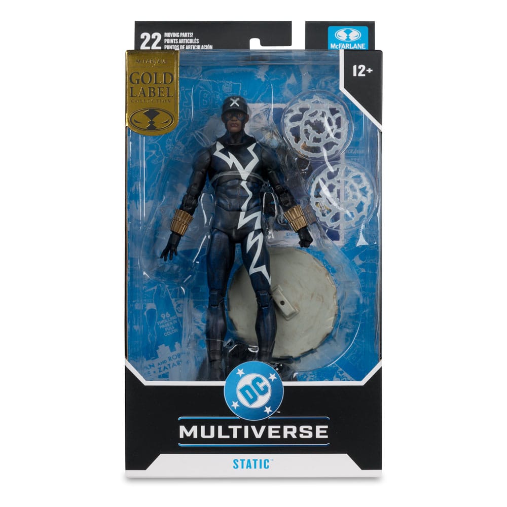 DC Multiverse Action Figur Static Shock (Trial by Fire) (Gold Label) 18 cm McFarlane Toys