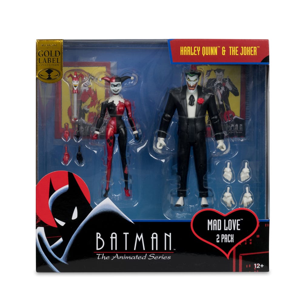 Batman: The Animated Series DC Direct Action Figur Harley Quinn & The Joker (Mad Love) (Gold Label) 18 cm McFarlane Toys