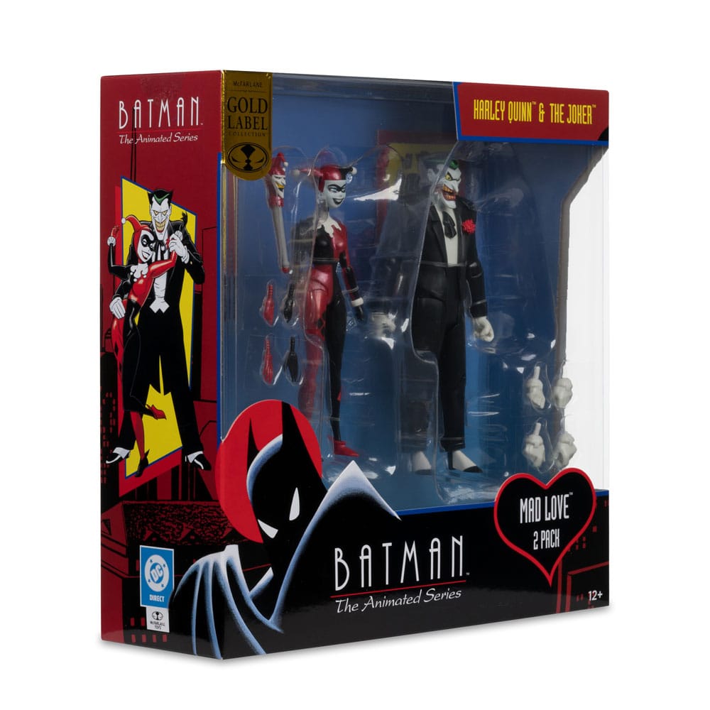 Batman: The Animated Series DC Direct Action Figur Harley Quinn & The Joker (Mad Love) (Gold Label) 18 cm McFarlane Toys