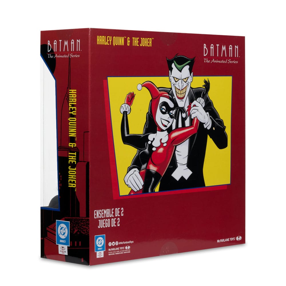 Batman: The Animated Series DC Direct Action Figur Harley Quinn & The Joker (Mad Love) (Gold Label) 18 cm McFarlane Toys