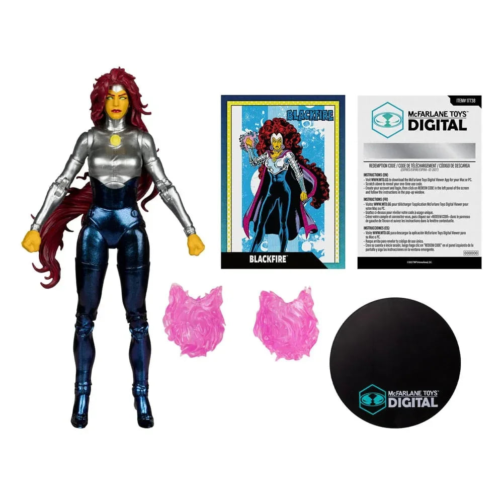 DC Direct McFarlane Toys Digital Action Figur Blackfire (De nya Teen Titans) 18 cm McFarlane Toys
