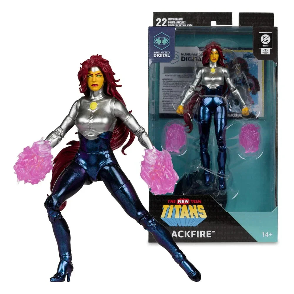DC Direct McFarlane Toys Digital Action Figur Blackfire (De nya Teen Titans) 18 cm McFarlane Toys
