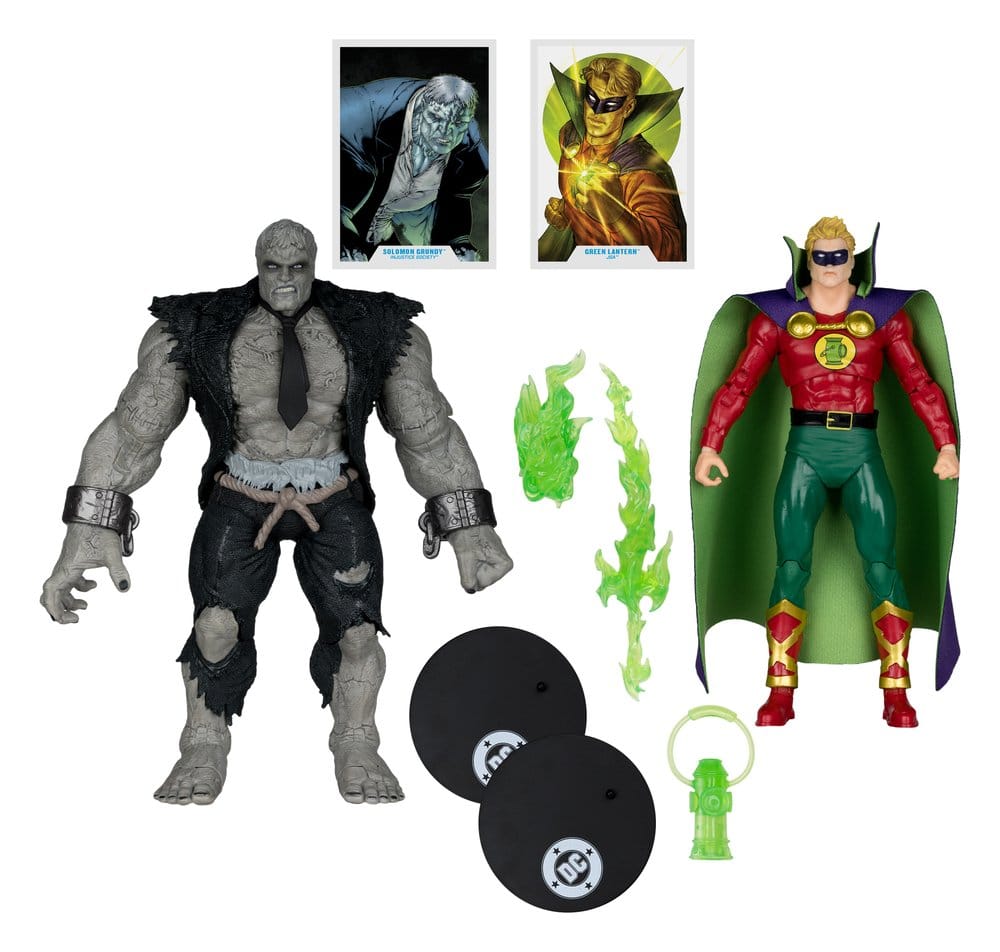 DC Multiverse Actionfigur 2-pack Solomon Grundy vs Green Lantern 18 cm