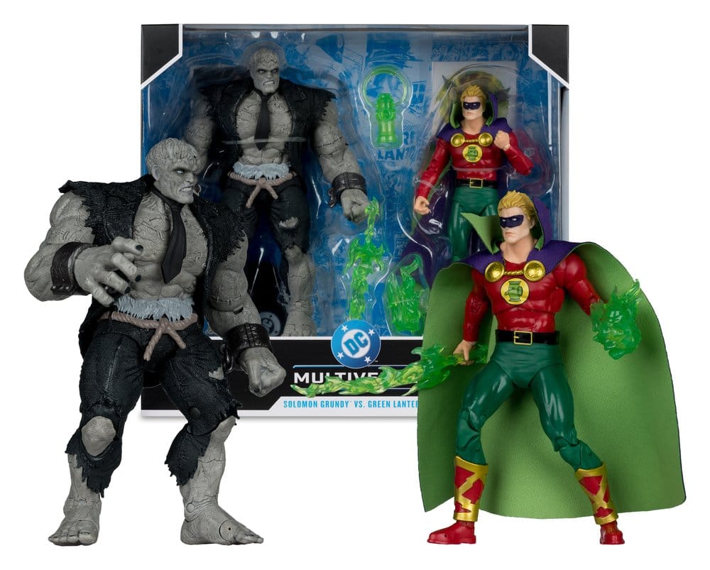 DC Multiverse Actionfigur 2-pack Solomon Grundy vs Green Lantern 18 cm